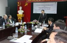 Hội thảo khoa học quốc tế về “Mạng lưới đào tạo tiến sĩ ngành nước và Tính toán chi phí nước thải” 